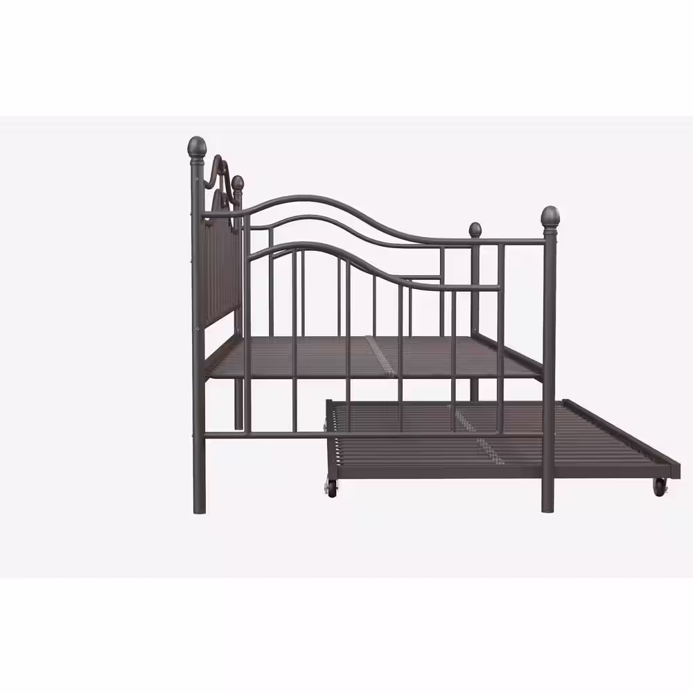 DHP Tokyo Brushed Bronze Trundle Day Bed
