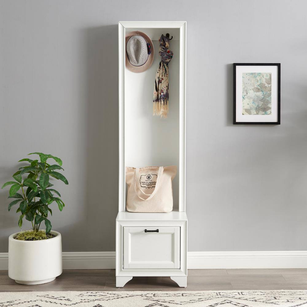 CROSLEY FURNITURE Tara White Hall Tree
