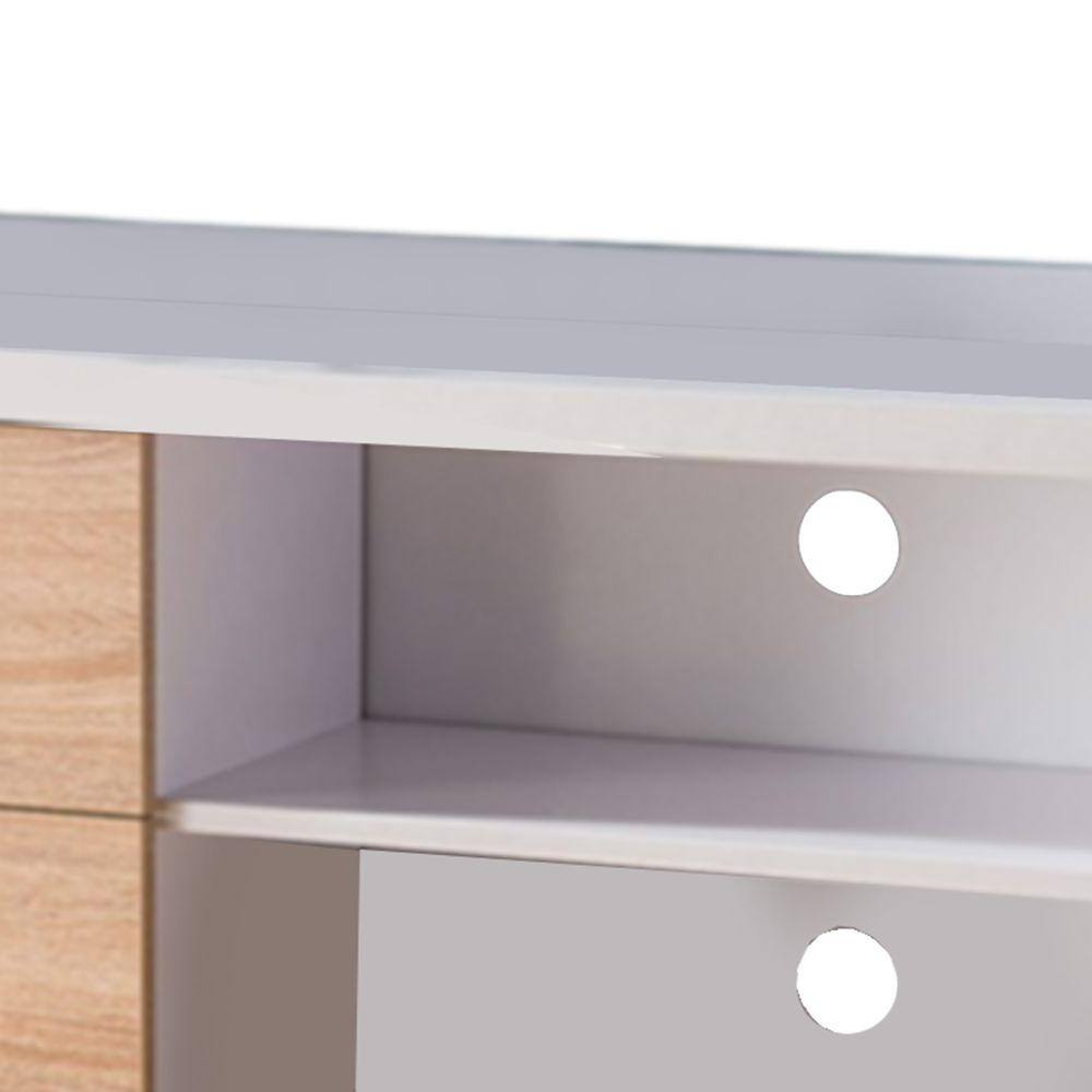 Benjara 22.75 in. H x 11.25 in. W White Wood Shoe Storage Cabinet