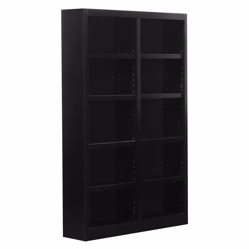 Concepts In Wood 72 in. Espresso Wood 10-shelf Standard Bookcase with Adjustable Shelves