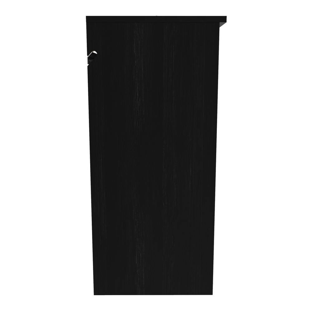 ClosetMaid Style+ 14.59 in. D x 25.12 in. W x 31.28 in. H Noir Wood Closet System Hanging Tower