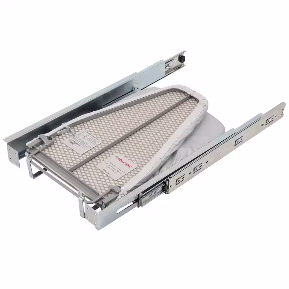 Rev-A-Shelf Vanity Cabinet Pull-Out Ironing Board 4 in. H x 21 in. W x 19.86 in. D