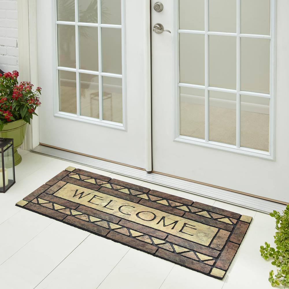 Mohawk Home Celtic Rocks Estate Multi 19.5 in. x 47 in. Door Mat