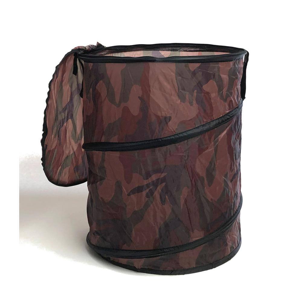 None The Original Bongo Bag Red Came Collapsible Polyester Hamper with Lid