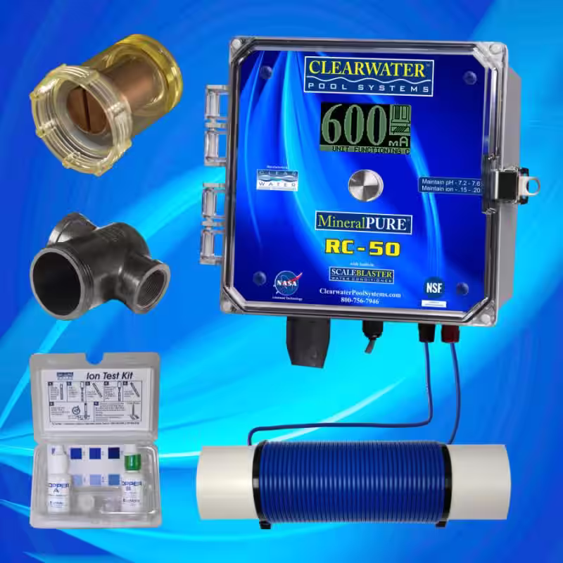 Mineral Pure 50,000 Gal. Residential Swimming Pool Ionizer