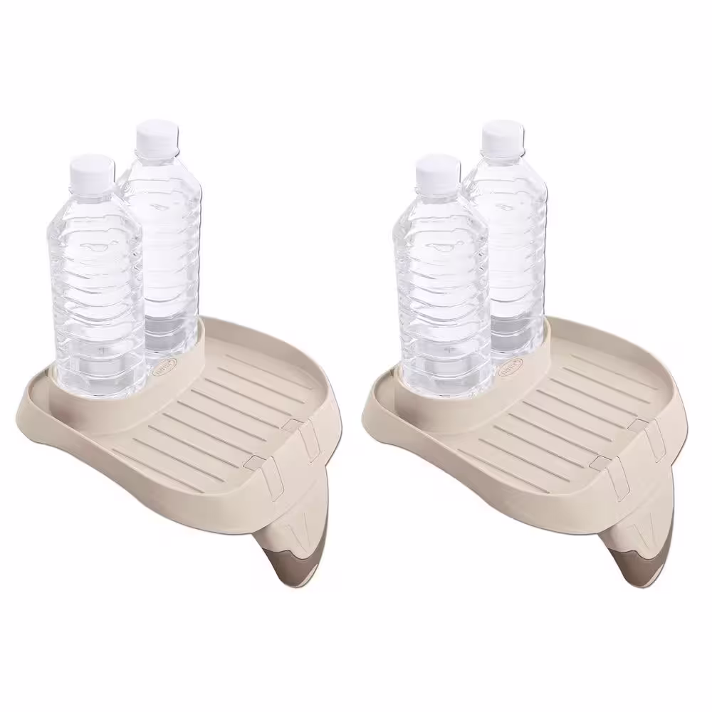 Bestway SaluSpa AirJet Honolulu 6-Person Hot Tub and 2-PureSpa Cup Holder Trays