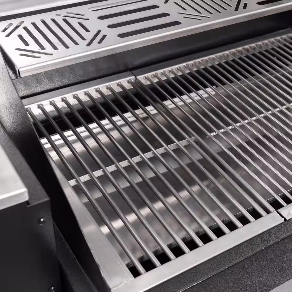 USSC GRILLS USG730SS Wood Pellet Grill in Stainless Steel with Searing Station