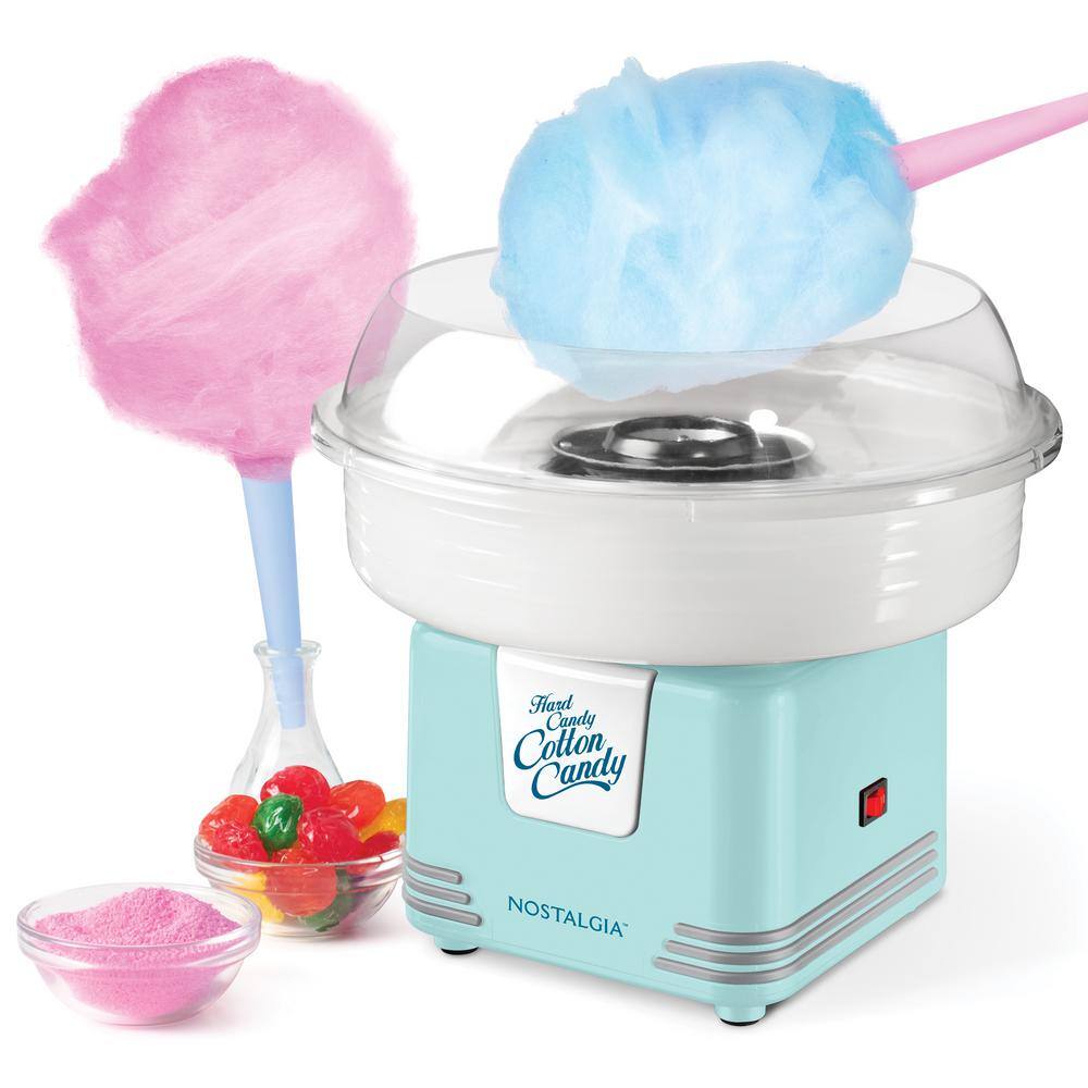 Nostalgia Retro Hard Cotton Candy Maker Aqua