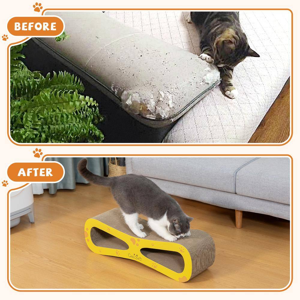 COZIWOW 8-Shaped Cat Scratching Board