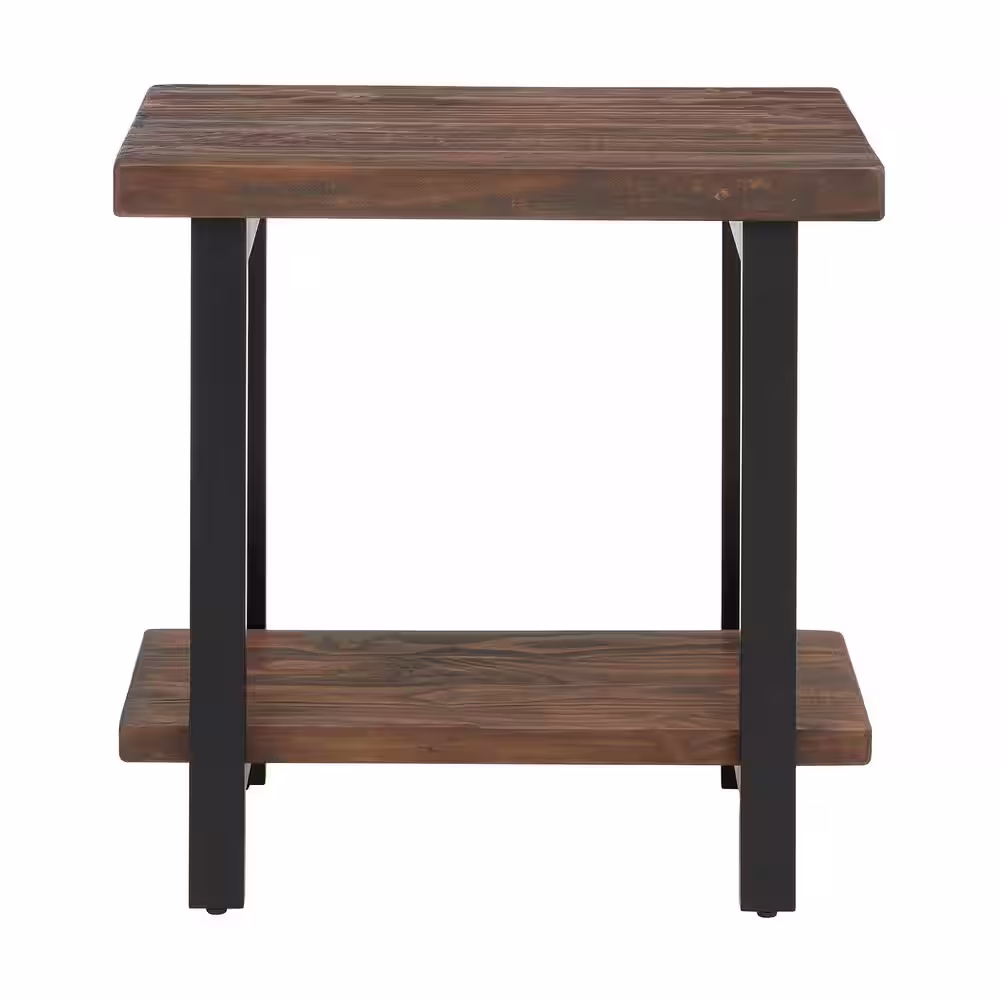 Alaterre Furniture Pomona Rustic Natural End Table