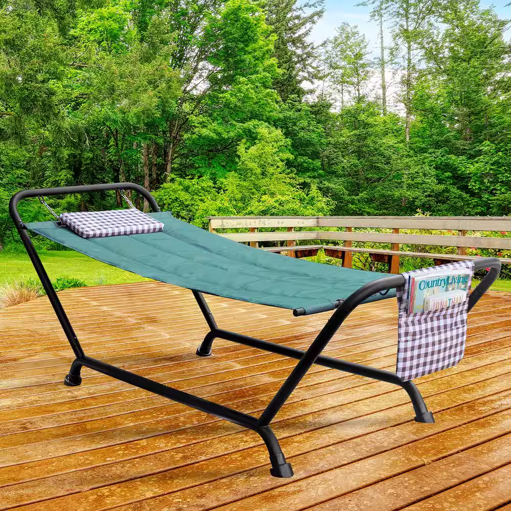 Sorbus 7 ft. Free Standing Hammock with stand Pillow and Storage Pockets
