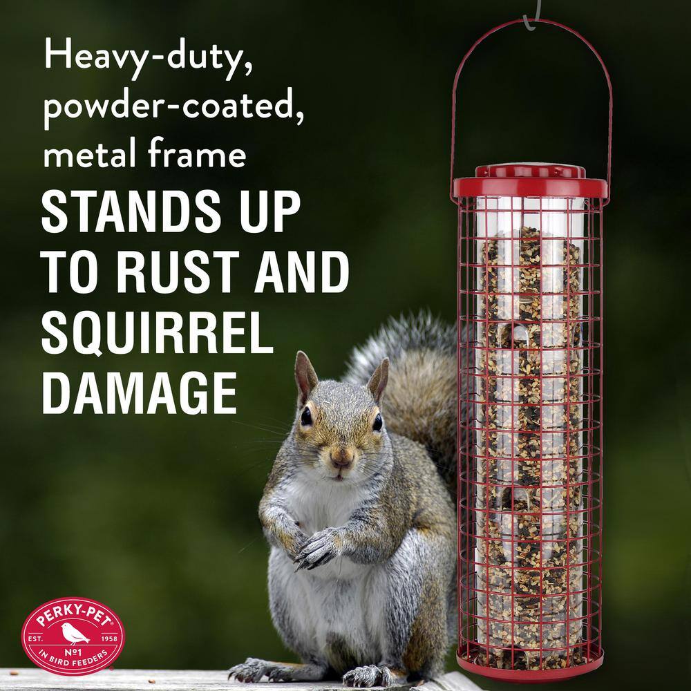 Perky-Pet Easy Feeder SquirrelÂ Resistant Metal WildÂ Â Bird Feeder - 4 lb. Capacity