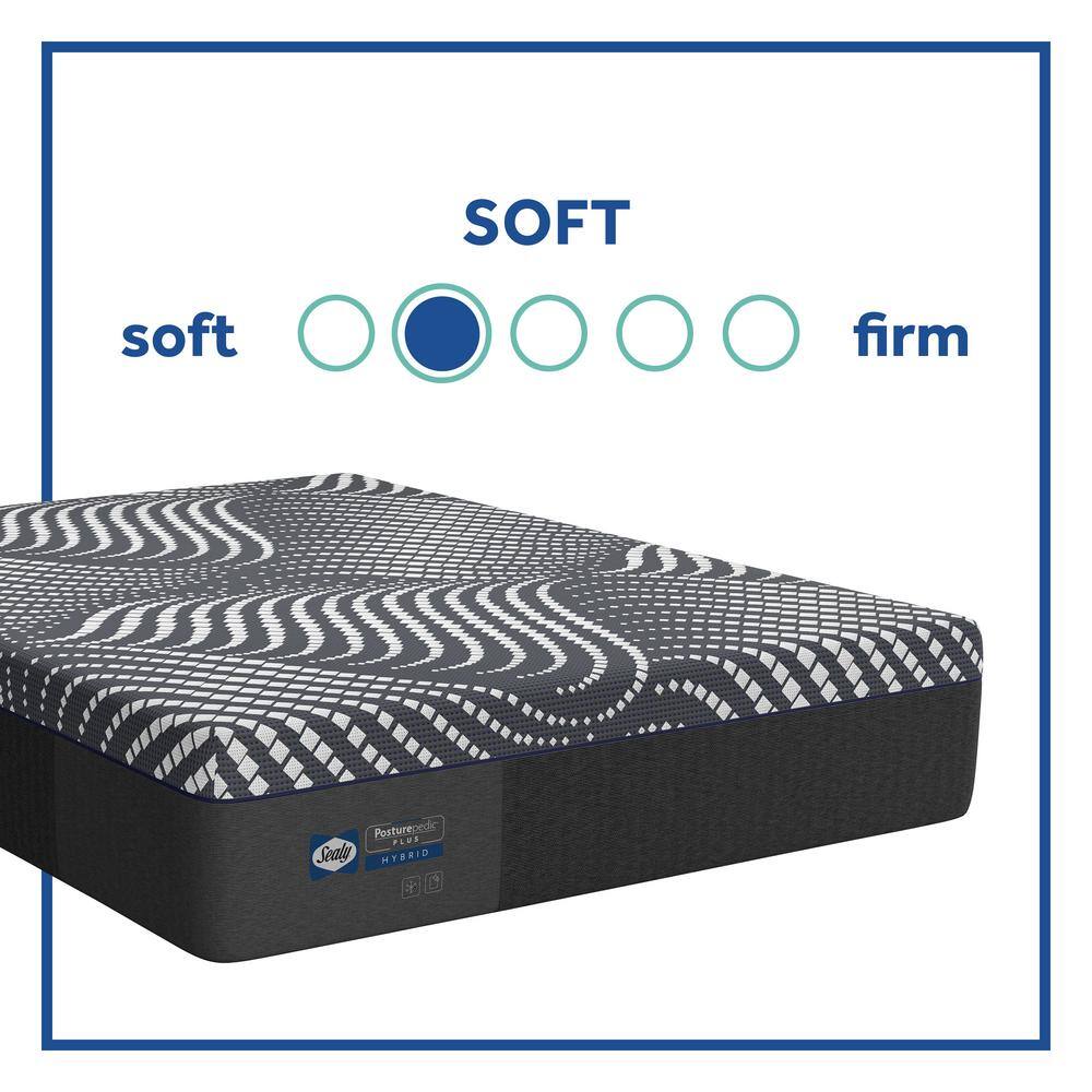 Sealy High Point King Soft Hybrid 14 in. Mattress