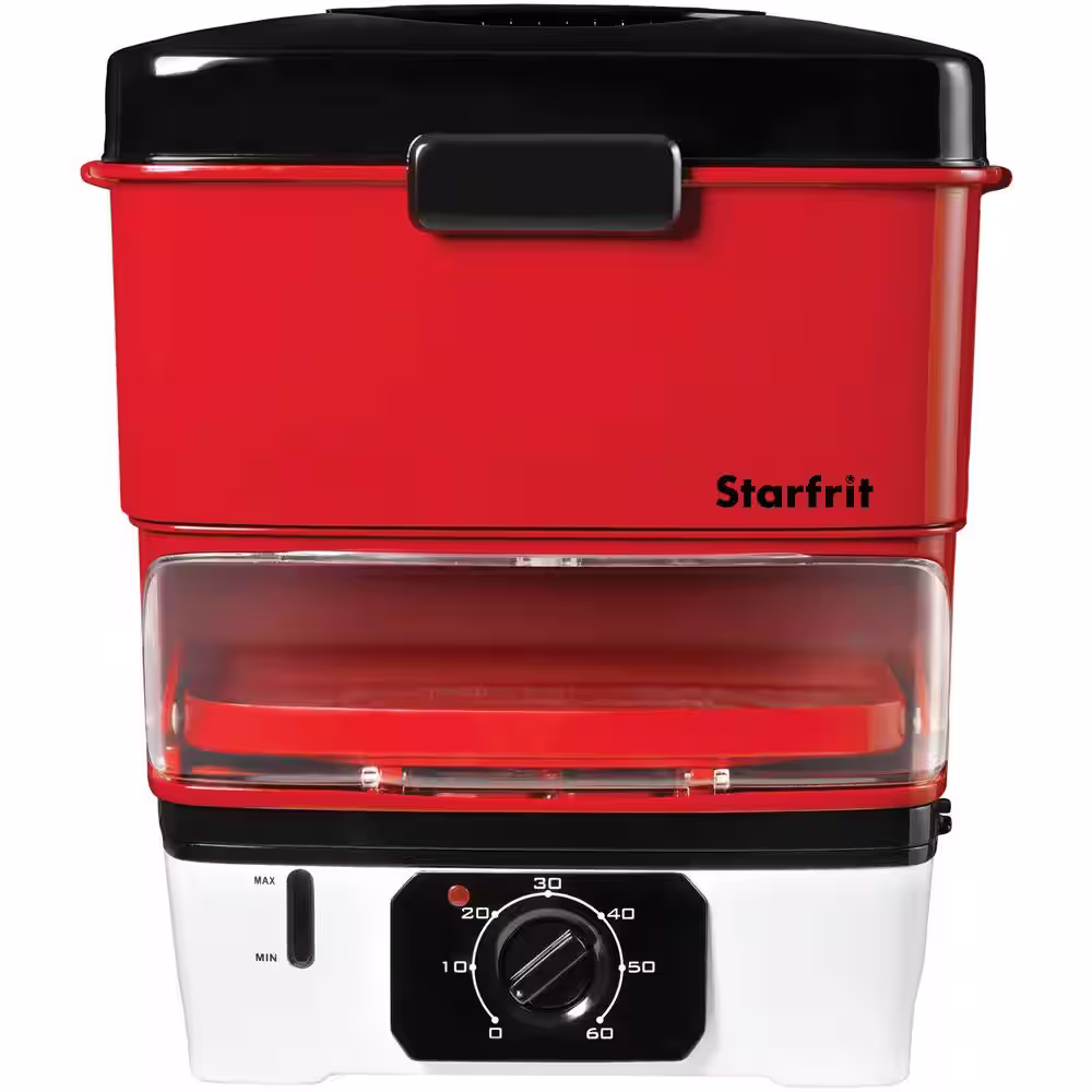 Starfrit Red Electric Hot Dog Steamer