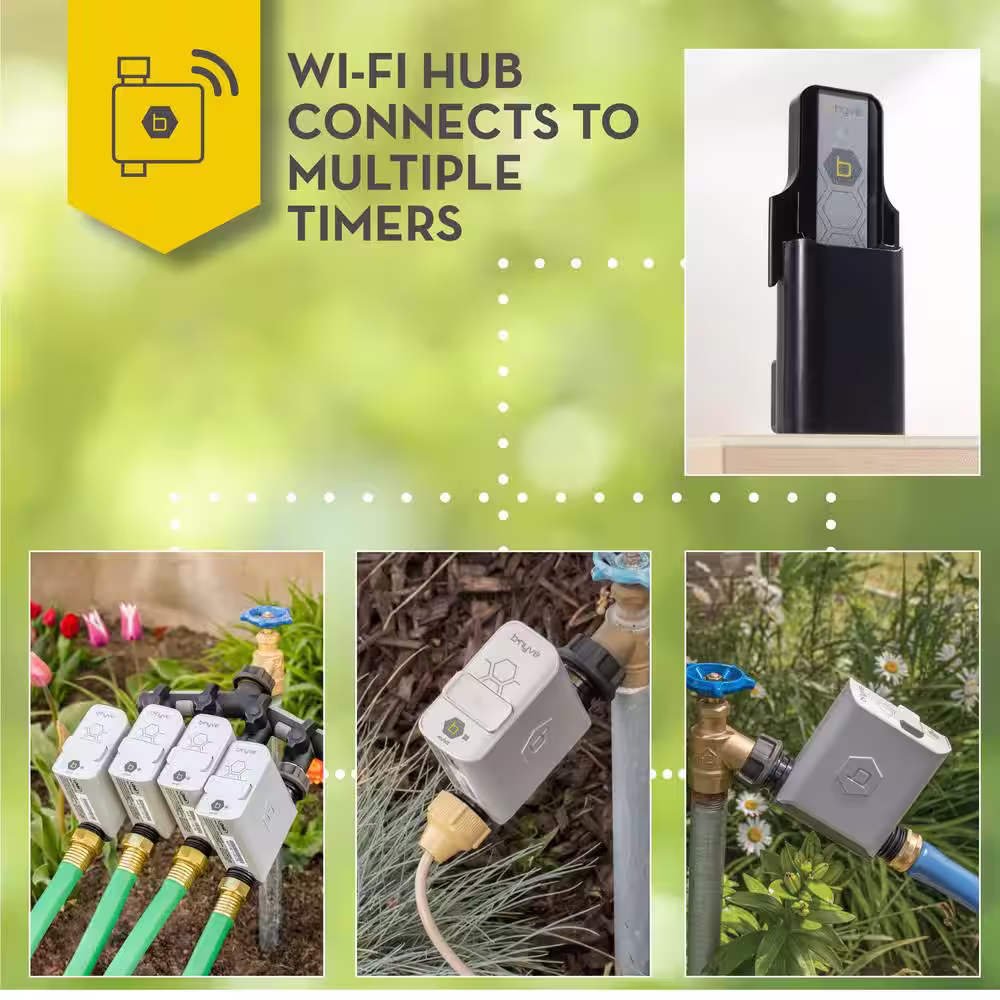 Orbit B-Hyve Gen 2 Smart Hose Faucet Irrigation Controller/Wi-Fi Hub