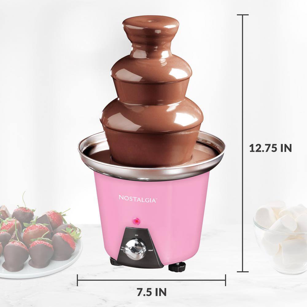 Nostalgia 3-Tier Chocolate Fondue Fountain