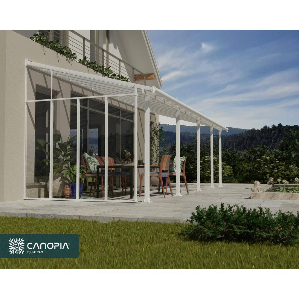 CANOPIA by PALRAM 10 ft. Series Patio Cover SideWall in White