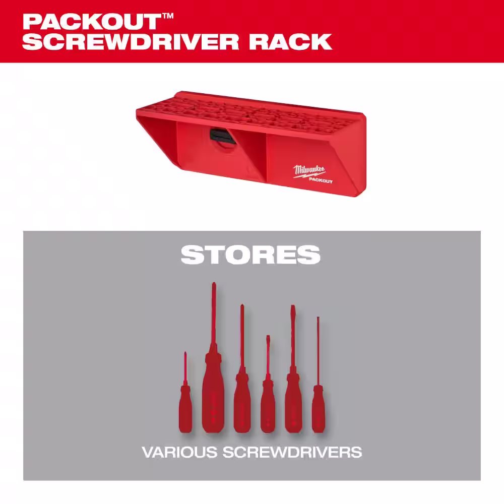 Milwaukee Packout Screwdriver Rack (2-Pack)
