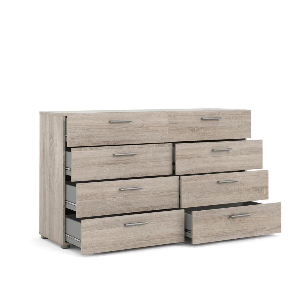 Tvilum Austin 8-Drawer Truffle Double Dresser
