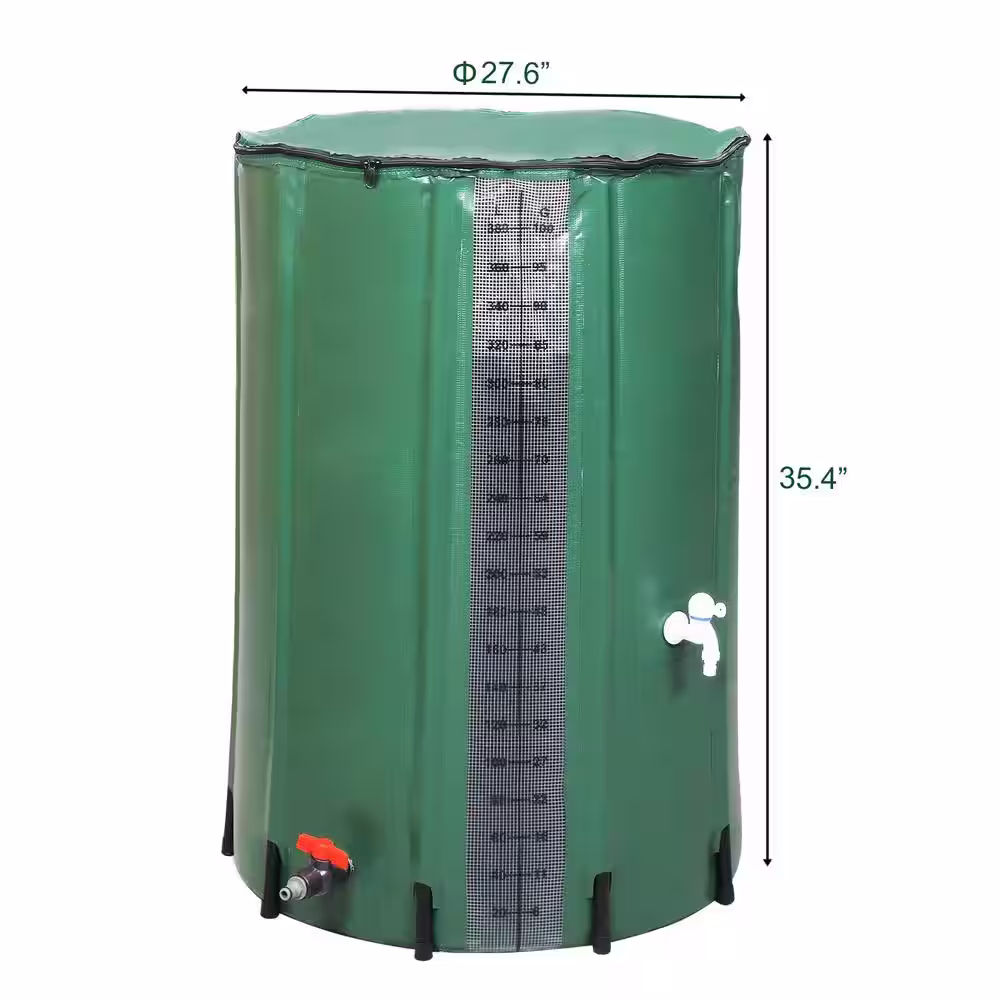 None 100 Gal. Rain Barrel