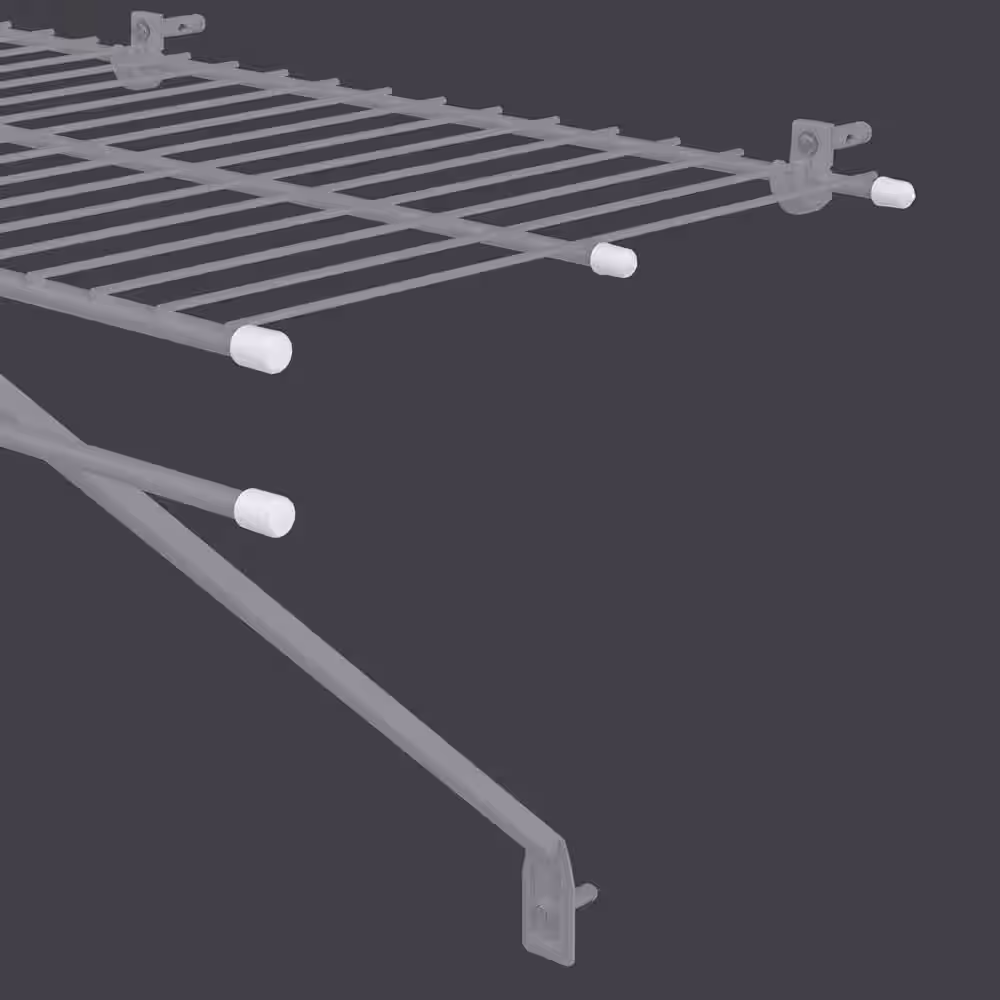 ClosetMaid ProPack Small and Large Wire Shelving End Caps (350-Piece)
