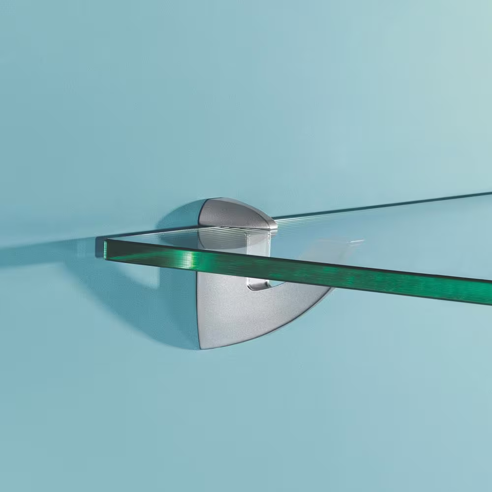 Dolle SCOOP 0.2 in.- 1 in. Silver Adjustable Shelf Bracket (2-Pack)