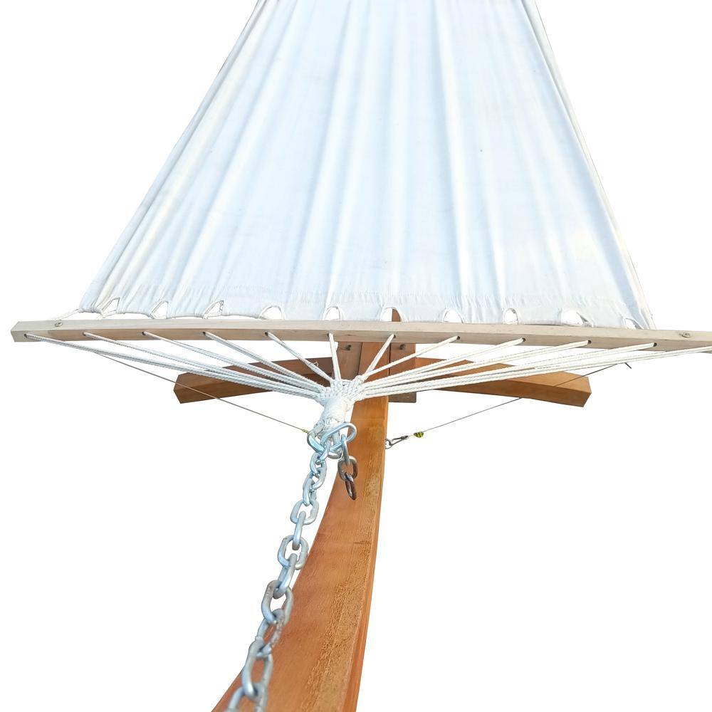 None 11.5 ft. Fabric Hammock with Stand Set (1-Person)