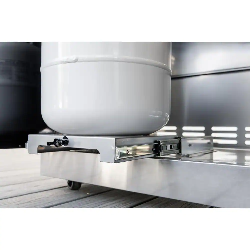 KitchenAid 4-Burner Propane Gas Grill with Searing Side Burner in Black