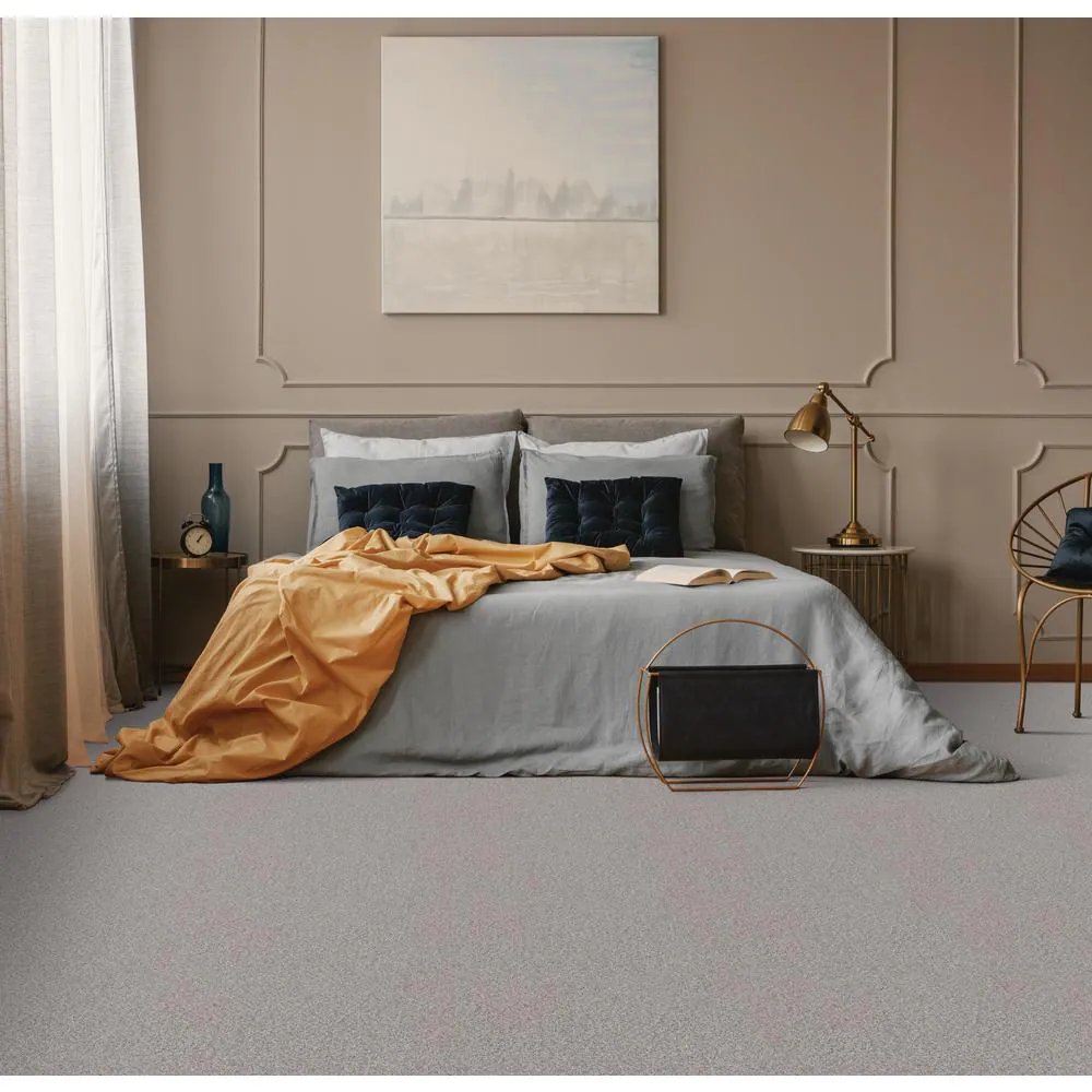 Home Decorators Collection Westchester III  - Stargazer - White 70 oz. Polyester Texture Installed Carpet