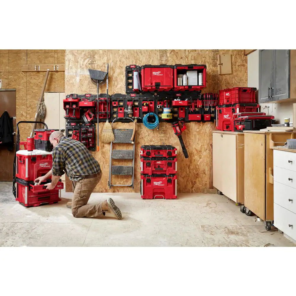 Milwaukee Packout 19.5 in. W x 14.7 in. H x 14.5 in. D Cabinet in Red (1-Piece)