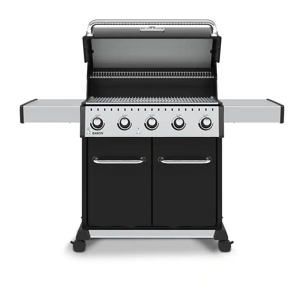 Broil King Baron 520 Pro 5-Burner Propane Gas Grill in Black