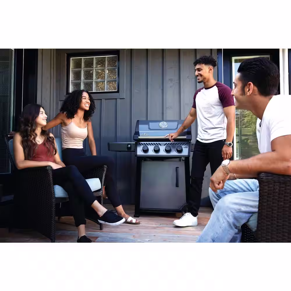 NAPOLEON Freestyle 425 4-Burner Propane Gas Grill in Graphite Grey