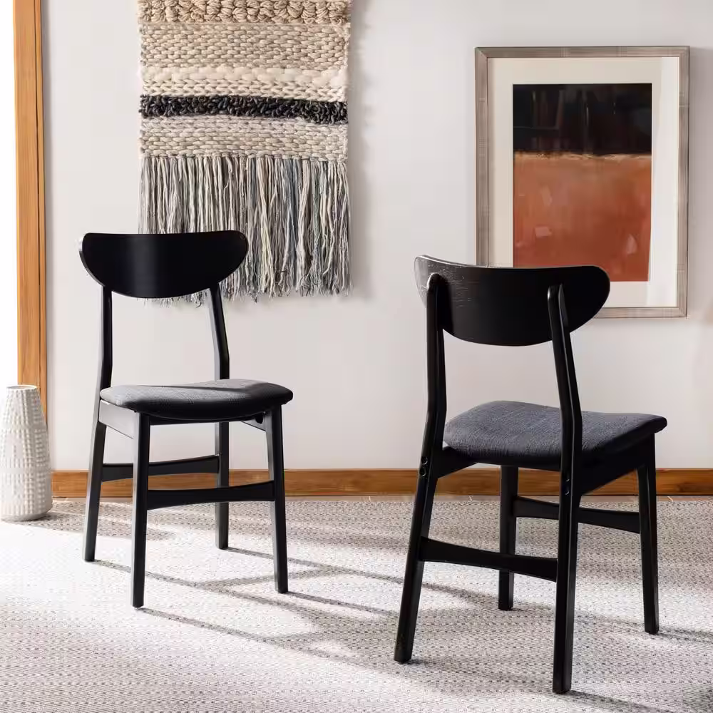 SAFAVIEH Lucca Black Dining Chair