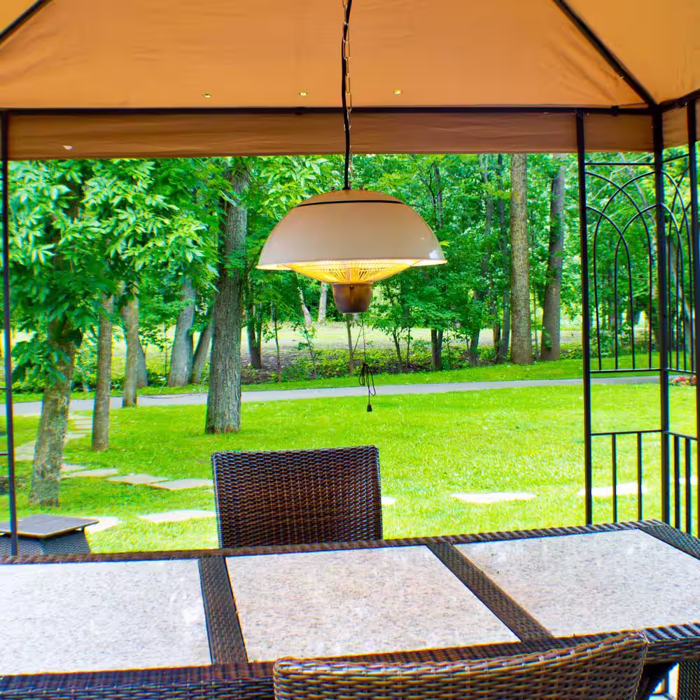 None 1500-Watt Infrared Hanging Electric Outdoor Heater