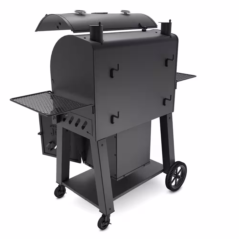 OKLAHOMA JOE'S Marshal Centerbox Charcoal Smoker, 1200 sq. in. Black