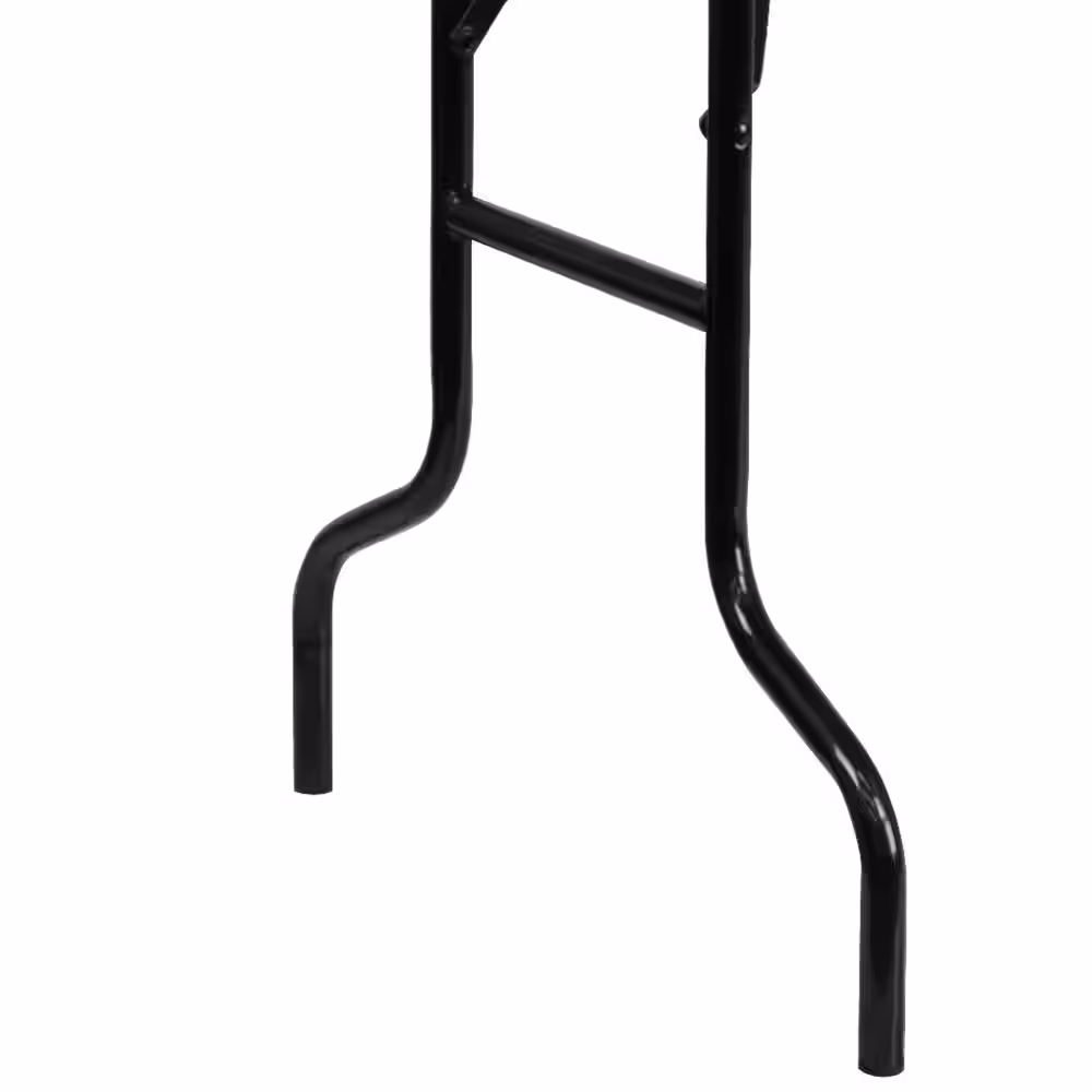 Carnegy Avenue 72 in. Natural Wood Tabletop Metal Frame Folding Table