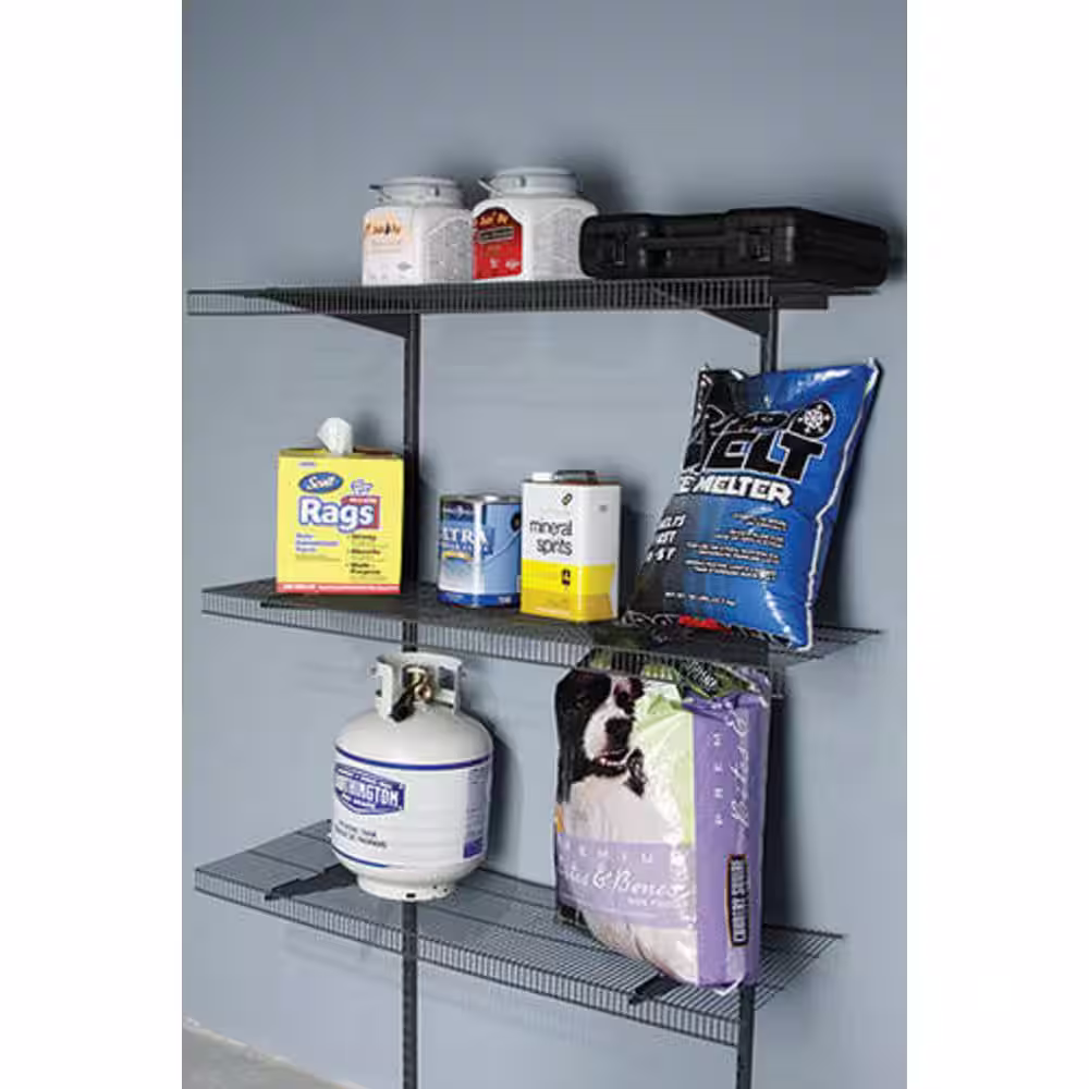 Rubbermaid Tough Stuff 47.5 in. Gray Shelving Upright