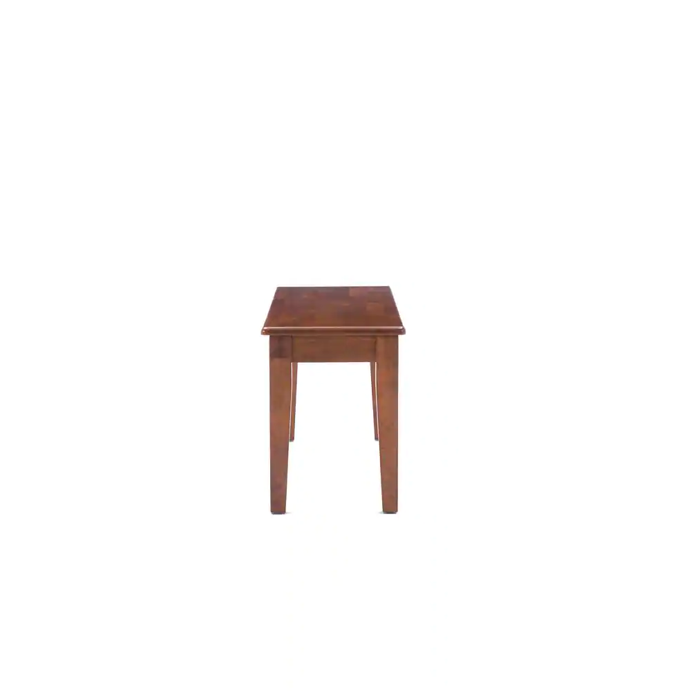 Boraam Shaker 44 in. Walnut Wood Bench