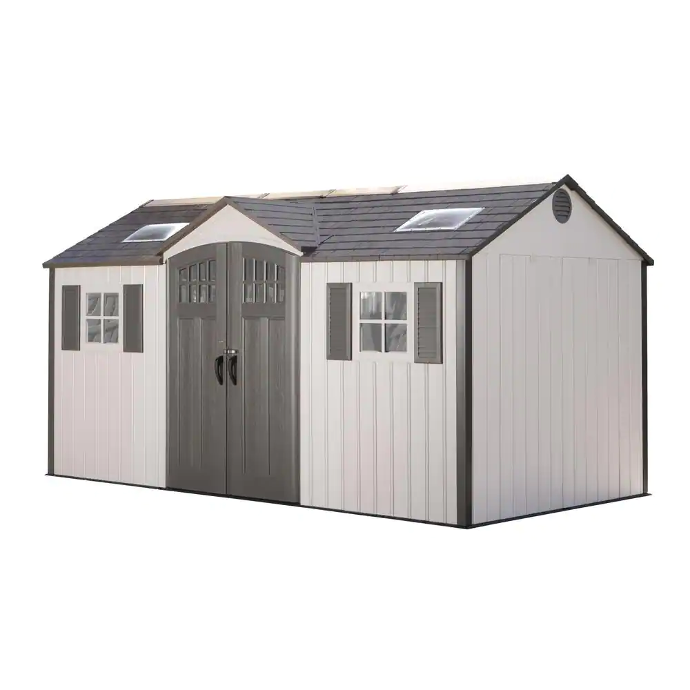 Lifetime 15 ft. x 8 ft. Resin Garden Building Shed