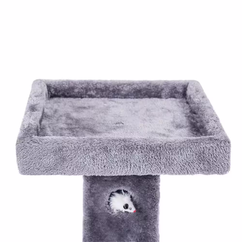 Foobrues Pet Cat Scratching Posts and Trees Scratching Post Plush Cat Stand