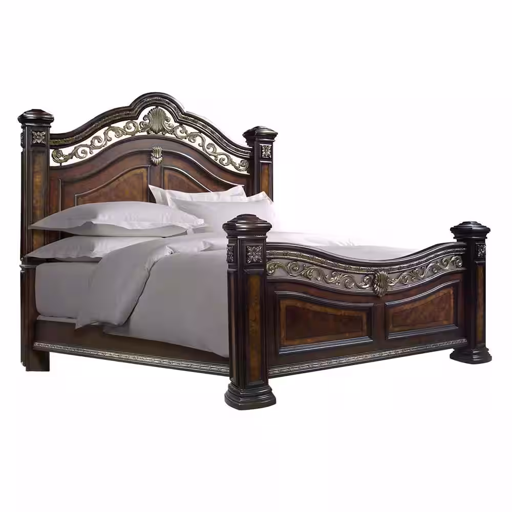 Steve Silver Monte Carlo Rich Brown King Bed