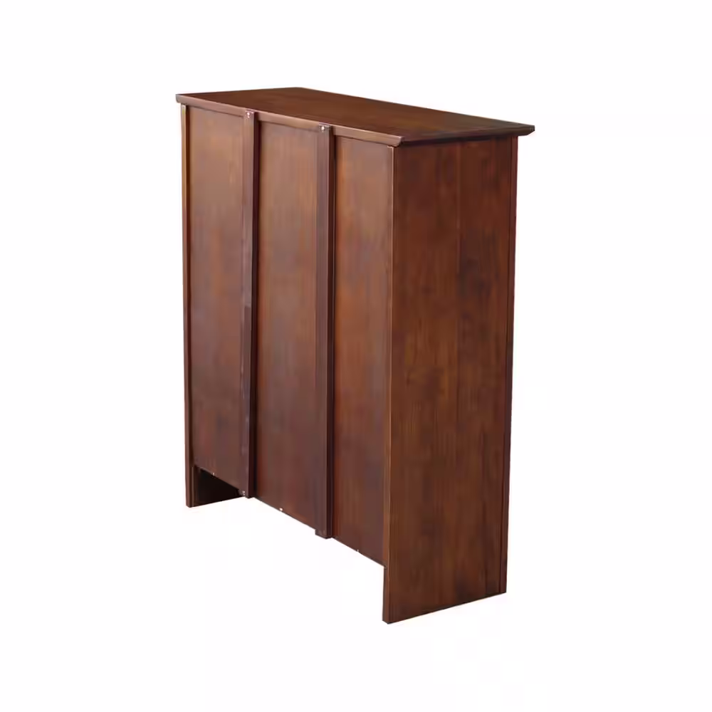International Concepts 36 in. Espresso Wood 3-shelf Standard Bookcase with Adjstable Shelves