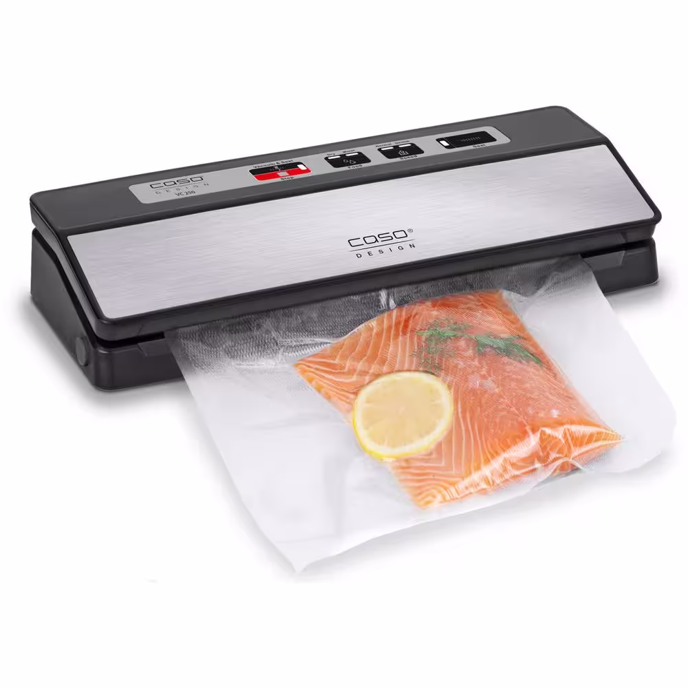 CASO Stainless Deluxe All-In-One Food Vacuum Sealer