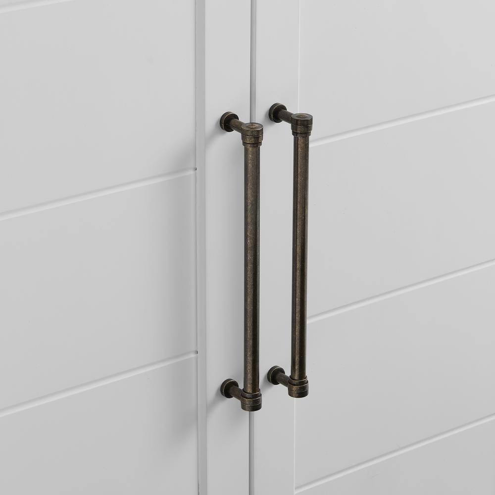 CROSLEY FURNITURE Bartlett White Tall Food Pantry