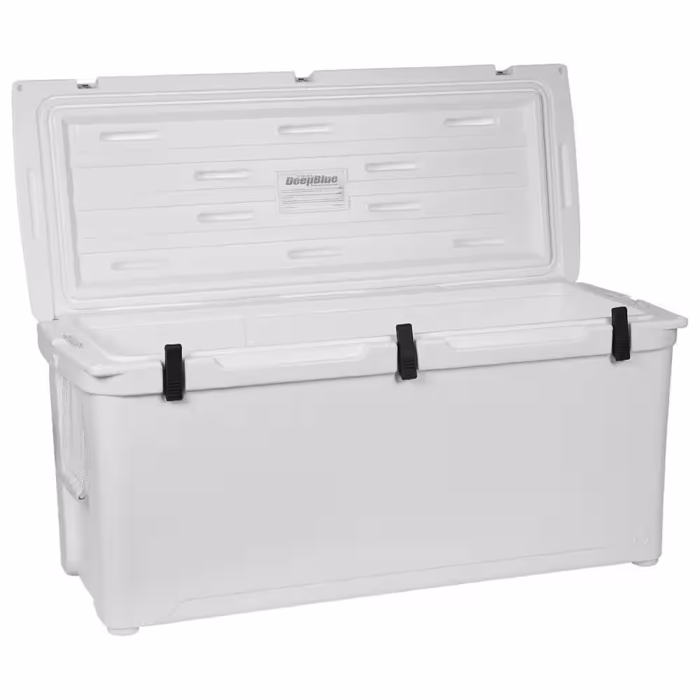 ENGEL Coolers 167 qt. High Performance Durable Rotomolded Airtight Hard Ice Cooler, White