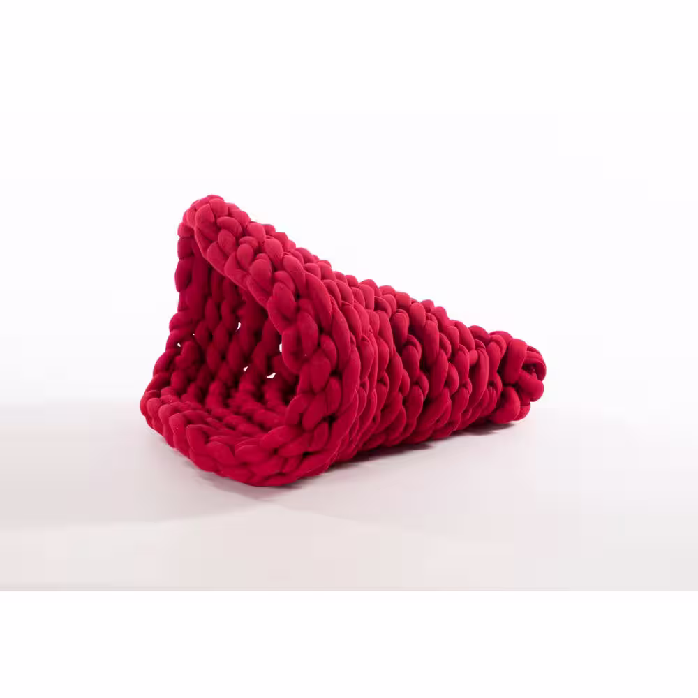K and H Pet Products Knitted Small Red Pet Bed Cotton Tube