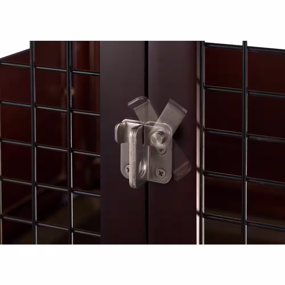 TRINITY 40 in. Pet Crate Accent Table - Espresso Brown