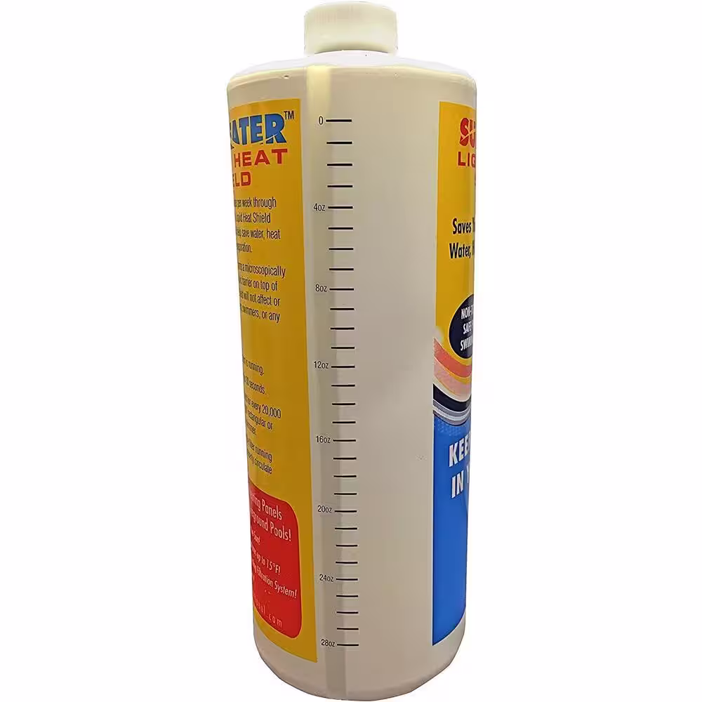 SunHeater Liquid Solar Blanket, Safe for Swimmers, Reduces Heat Chemical Loss and Water Evaporation