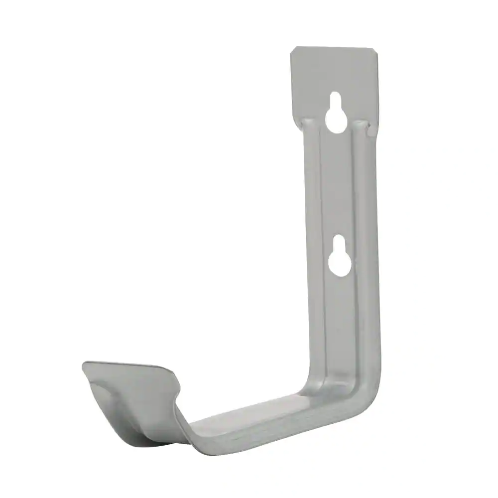 Everbilt 8-3/4 in Zinc-Plated Steel Wall Mount Utility Brackets (2-Pack) 20lbs