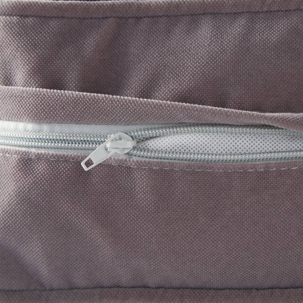 Happy Hounds Buster Deluxe Large Gray Sherpa Dog Bed